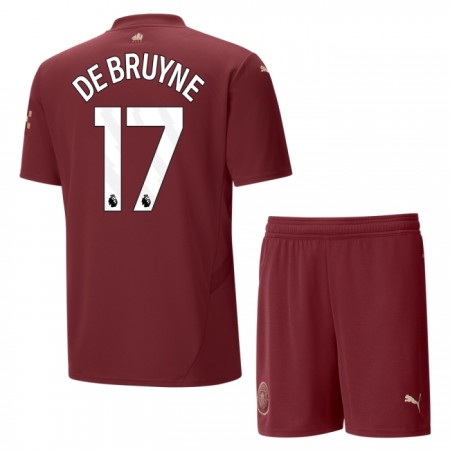 Maillot Manchester City De Bruyne 17 Enfant Troisieme 2024-25
